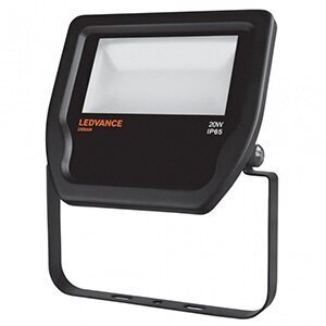 LED prožektor Ledvance 20W/3000K SYM 100, must цена и информация | Aia- ja õuevalgustid | kaup24.ee