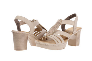 Naiste kingad Rieker 05943, liivavärvi hind ja info | Naiste sandaalid | kaup24.ee