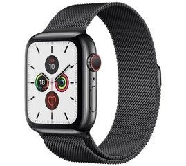 Металлический ремешок Apple Watch 38/40/41 - Черный цена и информация | Смарттехника и аксессуары | kaup24.ee