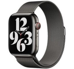 Apple Watch Metall Rihm 38/40/41, Grafiit hind ja info | Nutiseadmed ja aksessuaarid | kaup24.ee