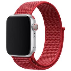 Apple Watch Nailon Rihm 38/40/41, Punane цена и информация | Смарттехника и аксессуары | kaup24.ee