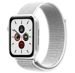 Apple Watch Nailon Rihm 42/44/45/49, Valge цена и информация | Смарттехника и аксессуары | kaup24.ee