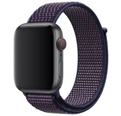 Ремешок Apple Watch из нейлона 38/40/41 - Indigo цена и информация | Смарттехника и аксессуары | kaup24.ee