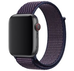 Ремешок из нейлона Apple Watch 42/44/45/49 - Indigo цена и информация | Смарттехника и аксессуары | kaup24.ee