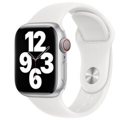 Apple Watch Silikoon Rihm 42/44/45/49 (M/L), Valge hind ja info | Nutiseadmed ja aksessuaarid | kaup24.ee