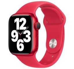 Apple Watch Silikoon Rihm 42/44/45/49 (M/L), Must цена и информация | Смарттехника и аксессуары | kaup24.ee