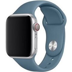 Apple Watch Silikoon Rihm 38/40/41 (S/M), Stone Blue цена и информация | Смарттехника и аксессуары | kaup24.ee