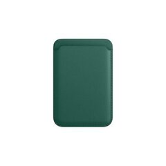 iPhone nahast rahakott MagSafe, roheline цена и информация | Чехлы для телефонов | kaup24.ee