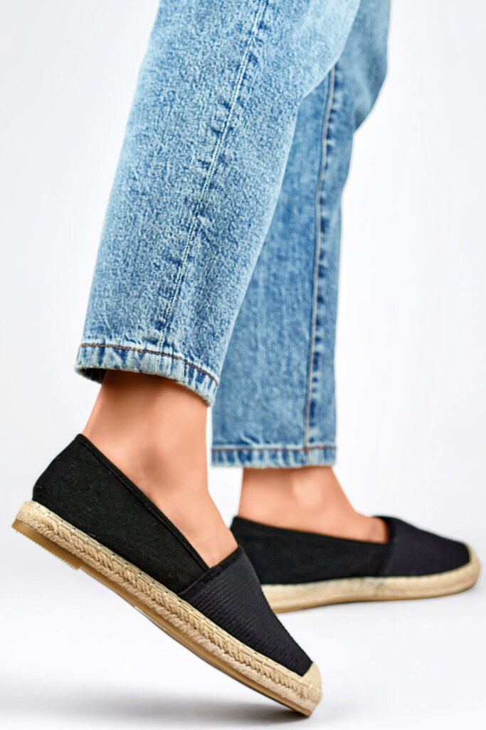 Espadrillid naistele 5403-21, must hind ja info | Naiste kingad | kaup24.ee