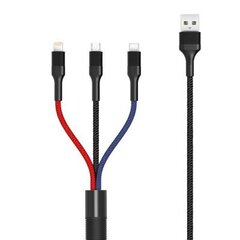 Smartplace USB 3in1 hind ja info | Mobiiltelefonide kaablid | kaup24.ee
