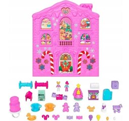 Advendikalender tüdrukutele Mattel Polly Pocket, HKW16 цена и информация | MUST Металлическая бутылочка с Ярким рисунком (без BPA) (500ml) для мальчиков от 3+ лет Серая с Машинкой | kaup24.ee