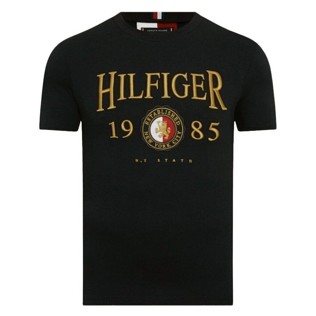 Tommy Hilfiger T-särk meestele 8720116200690, must цена и информация | Meeste T-särgid | kaup24.ee