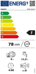 Indesit DF9E 1B10 S hind ja info | Nõudepesumasinad | kaup24.ee