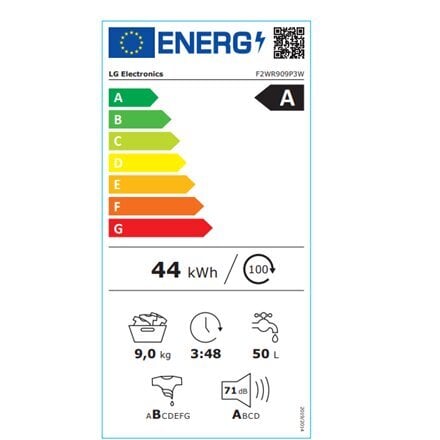 LG F2WR909P3W hind ja info | Pesumasinad | kaup24.ee