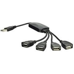 USB 2.0 Sharing 4 x USB-A  цена и информация | Аксессуары для компонентов | kaup24.ee