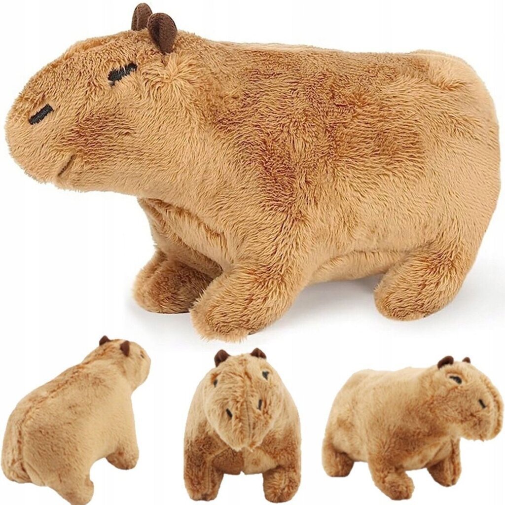 Capybara pluusist mänguasi 30cm, pruun hind ja info | Pehmed mänguasjad | kaup24.ee