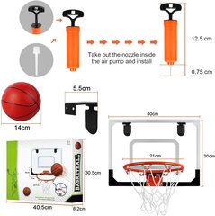 Mini korvpallirõngas palli ja õhupumbaga Stay Gent цена и информация | Другие баскетбольные товары | kaup24.ee