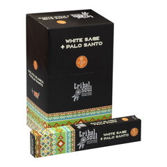 Благовония Hari Darshan Tribal Soul White Sage + Palo Santo 12x15 g. цена и информация | Ароматы для дома | kaup24.ee