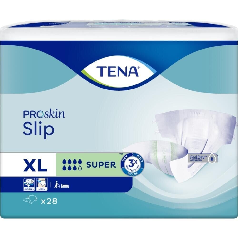 Mähkmed TENA Slip Super XL 28 tk. цена и информация | Mähkmed, hügieenisidemed, ühekordsed linad täiskasvanutele | kaup24.ee