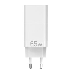 Wall charger EU 2xUSB-C(65W|30W) USB-A(30W) Vention, FEDW0-EU, 2.4A, PD 3.0 цена и информация | Зарядные устройства для телефонов | kaup24.ee