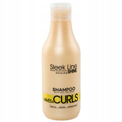 Šampoon Stapiz Sleek Line Waves Curls Shampoo, 300 ml hind ja info | Šampoonid | kaup24.ee