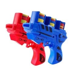 Детское ружье с мягкими дисками Gowke, синее и красное, 2 шт цена и информация | Игрушки для мальчиков | kaup24.ee