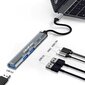 Qoltec 5in1 53790 цена и информация | USB jagajad, adapterid | kaup24.ee