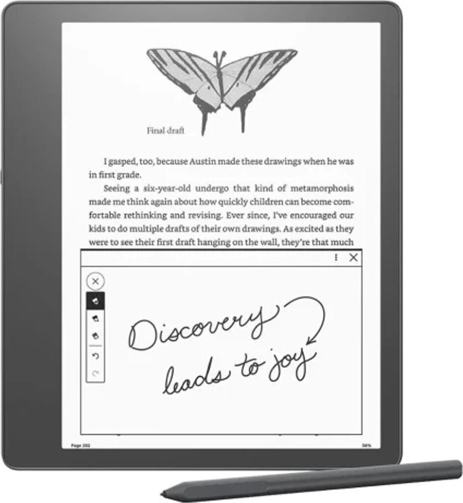 Amazon Kindle Scribe Grey (B09BSGFTHY) цена и информация | E-lugerid | kaup24.ee