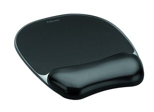 MOUSE PAD CRYSTAL GEL/BLACK 9112101 FELLOWES цена и информация | Мыши | kaup24.ee