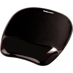 MOUSE PAD CRYSTAL GEL/BLACK 9112101 FELLOWES цена и информация | Мыши | kaup24.ee