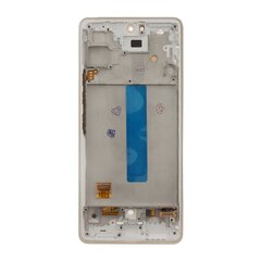 LCD display + Touch Unit + Front Cover Samsung A536B Galaxy A53 5G White цена и информация | Запчасти для телефонов и инструменты для их ремонта | kaup24.ee