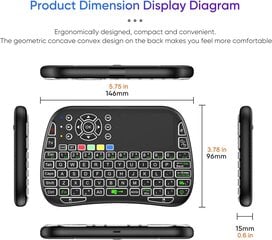 Компактная беспроводная клавиатура Fusion NGAGE с тачпадом и разноцветной подсветкой для Android | iOS | TV | PC цена и информация | Клавиатура с игровой мышью 3GO COMBODRILEW2 USB ES | kaup24.ee