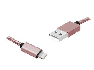 Кабель PS USB-8PIN 1м розовый цена и информация | Кабели для телефонов | kaup24.ee