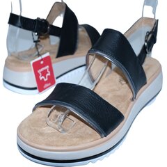 Naiste sandaalid Oliver 424030010, must цена и информация | Женские босоножки | kaup24.ee