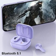 Słuchawki Bluetooth 5.1 T36 TWS Fioletowe цена и информация | Наушники | kaup24.ee
