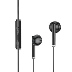 WIWU wired earphones EB312 jack 3,5mm black цена и информация | Наушники | kaup24.ee