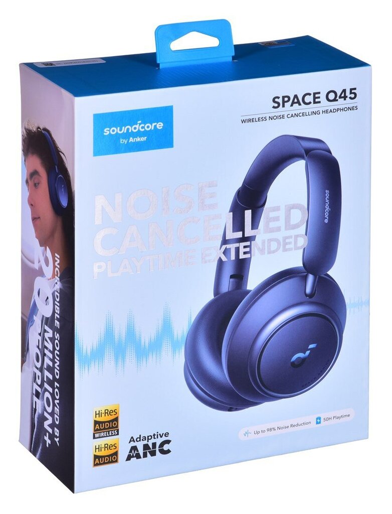 Soundcore Space Q45 Blue hind ja info | Kõrvaklapid | kaup24.ee
