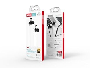 XO wired earphones EP41 jack 3,5 mm gray цена и информация | Беспроводные наушники | kaup24.ee