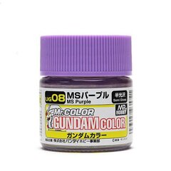 Mr.Hobby - Gundam Color краски MS Purple (Semi-Gloss), 10 ml, UG-08 цена и информация | Принадлежности для рисования, лепки | kaup24.ee