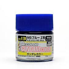 Mr.Hobby - Gundam Color краски MS A.E.U.G.'s Blue (Semi-Gloss), 10 ml, UG-13 цена и информация | Принадлежности для рисования, лепки | kaup24.ee