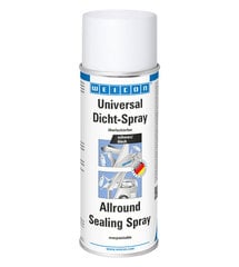 WEICON Allround Sealing Spray | 400 мл | Черный | Герметик Водостойкий жидкий пластик для внутреннего и наружного применения, на лодках, автомобилях, мотоциклах, автоприцепах цена и информация | Изоляционный и уплотняющий упаковочный материал | kaup24.ee