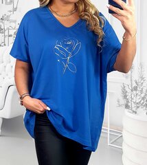 Блузка женская Merry Rose, синяя цена и информация | Женские блузки, рубашки | kaup24.ee