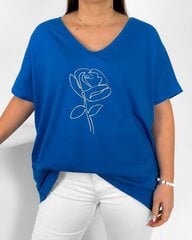 Pluus naistele Merry Rose, sinine цена и информация | Женские блузки, рубашки | kaup24.ee