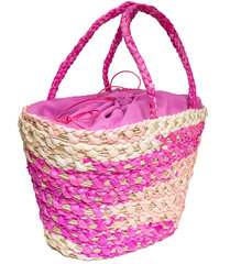 Мега большая летняя сумка плетеная корзина с подкладкой цена и информация | Женские сумки | kaup24.ee