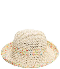 Соломенная шляпа красочный плед BUCKET HAT 17837-uniw цена и информация | Женские шапки | kaup24.ee