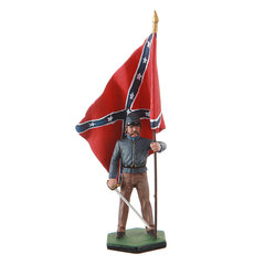 Tina sõdur, Ameerika kodusõda, konföderatsiooni standardikandja hind ja info | Sisustuselemendid | kaup24.ee