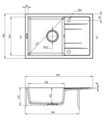 Graniidist köögivalamu Deante Corio koos segisti ja dosaatoriga ZRCC2113, Graphite+Nero hind ja info | Köögivalamud | kaup24.ee