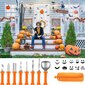 Halloweeni kõrvitsa nikerduskomplekt, 8 tk hind ja info | Peokaunistused | kaup24.ee