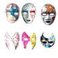 Värvitav paberist mask DIY "Face", 5 tk цена и информация | Karnevali kostüümid | kaup24.ee