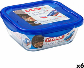 Pyrex toidunõude komplekt, 6 tk hind ja info | Toidu säilitusnõud | kaup24.ee